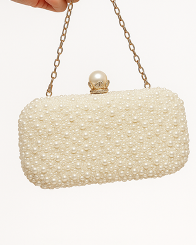 Gold Opal Essence Pearl Clutch