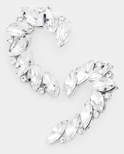 Crystal Marquise Accented Earrings
