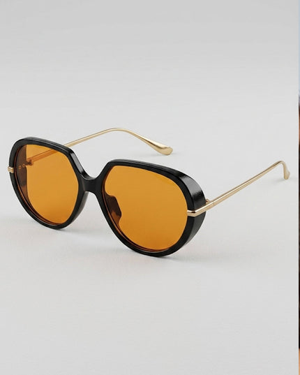 Orange Riviera Oversized Sunglasses