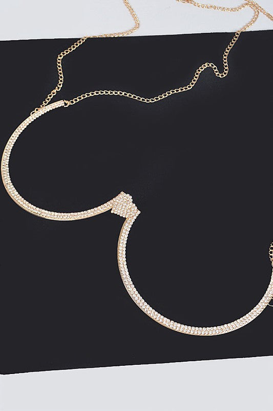Gold Seduction Bra Chain