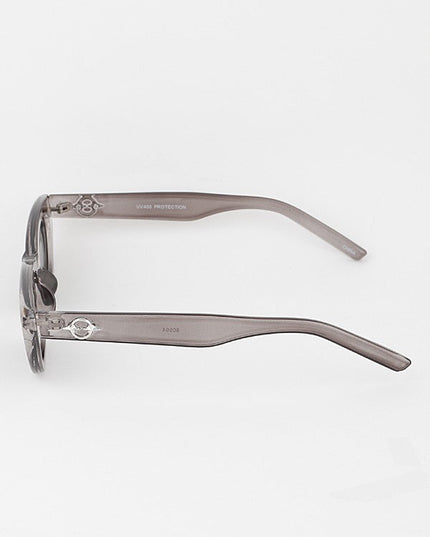 Gray Naya Oval Sunglasses
