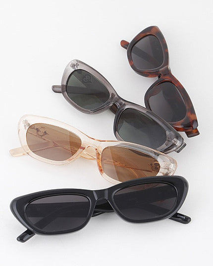 Gray Naya Oval Sunglasses