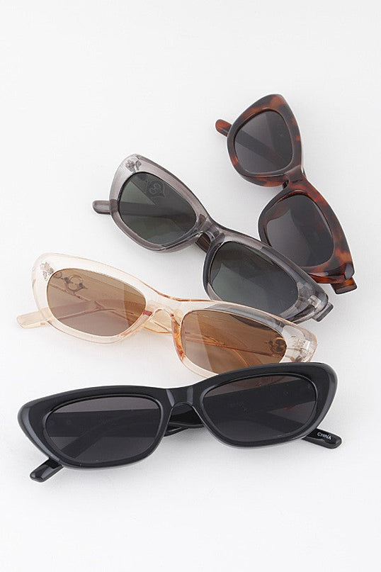 Gray Naya Oval Sunglasses
