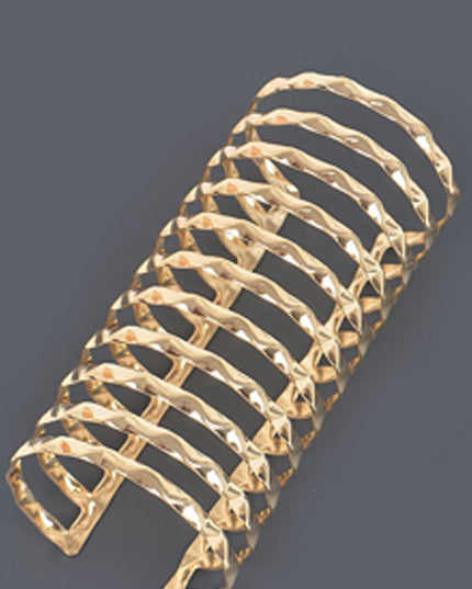 Gold Metal Cuff Bracelet