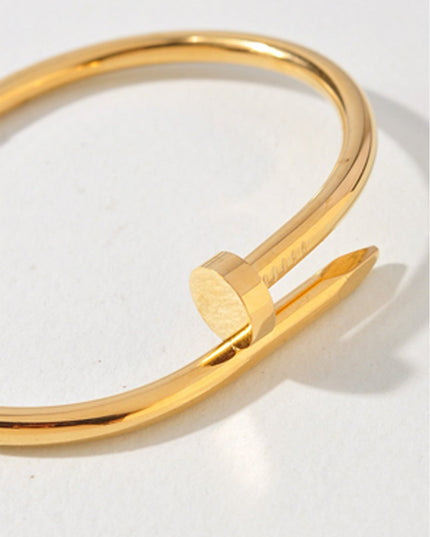 Gold Elegance Nail Bracelet