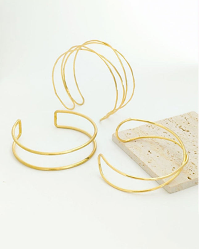 Gold Wrap Arm Cuff Bracelet