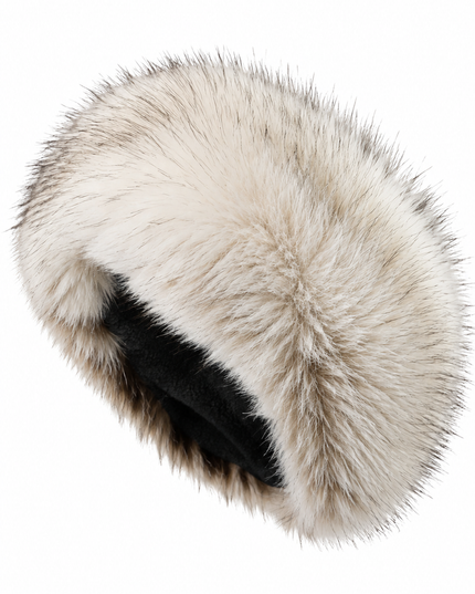 White Furry Headband Earmuff