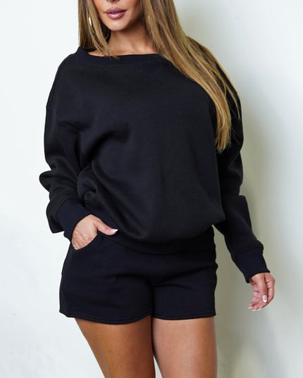 Black Anastacia Lounge Set
