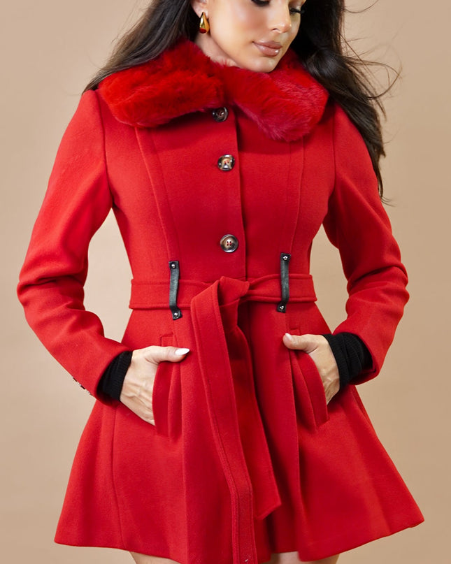 Red Elysian Coat