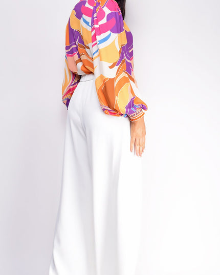 Ivory Wide Leg Pants