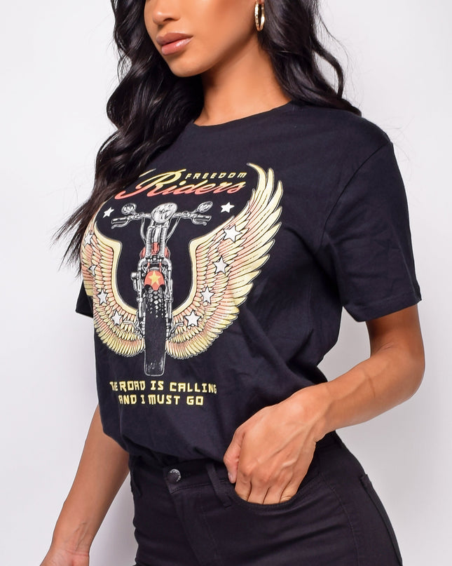 Black Boyfriend Graphic Tee