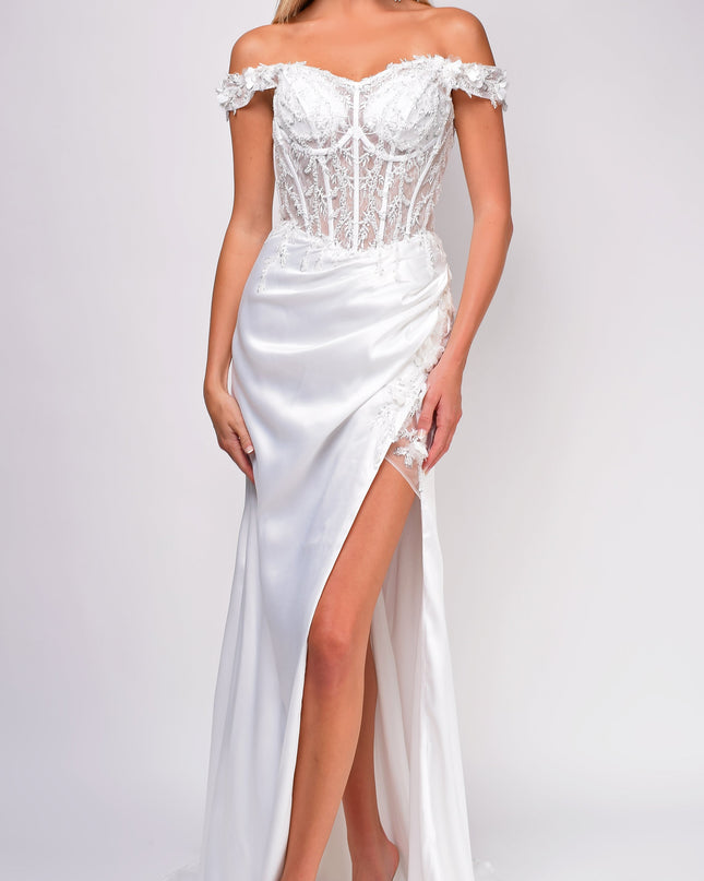 Off White Bridal Gown