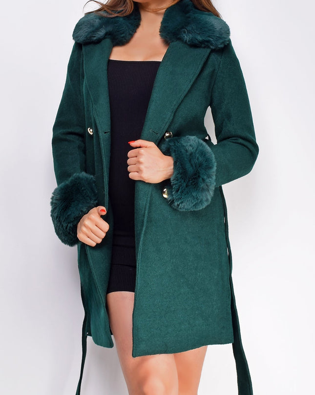 Green Fur Coat