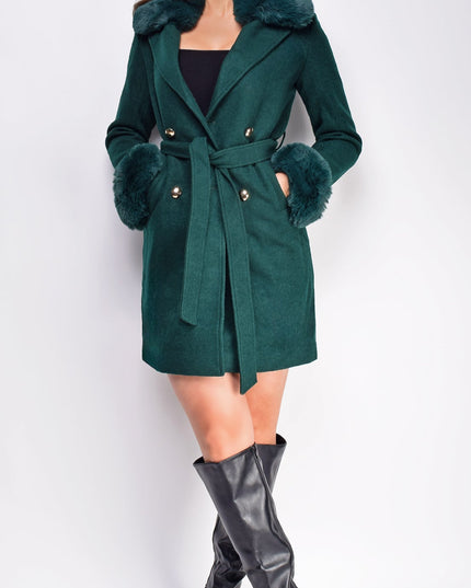 Green Fur Coat