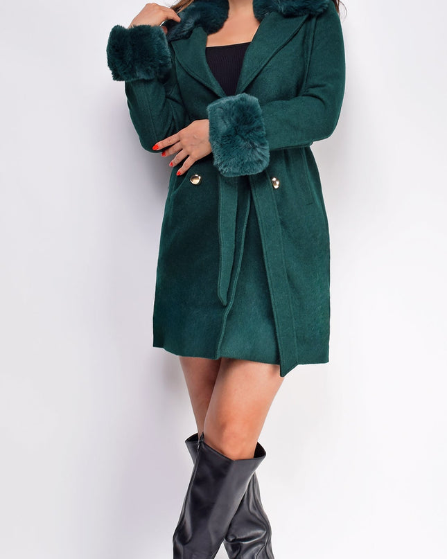 Green Fur Coat
