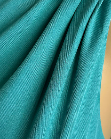 Teal Green Ring Detail Midi Dress