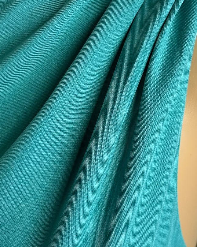 Teal Green Ring Detail Midi Dress