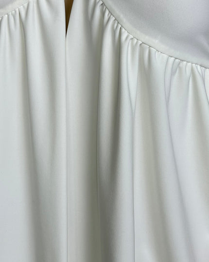 Off White Halter Mini Dress