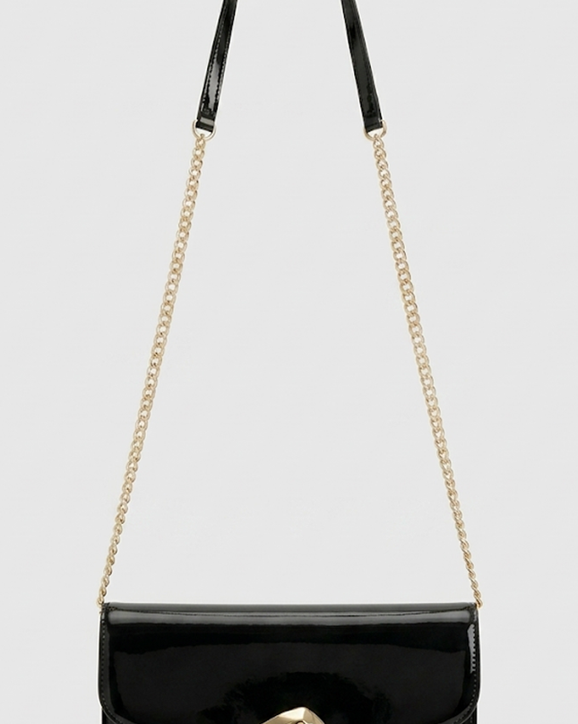 Black Noir Luxe Clutch Bag