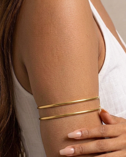 Gold Wrap Arm Cuff Bracelet