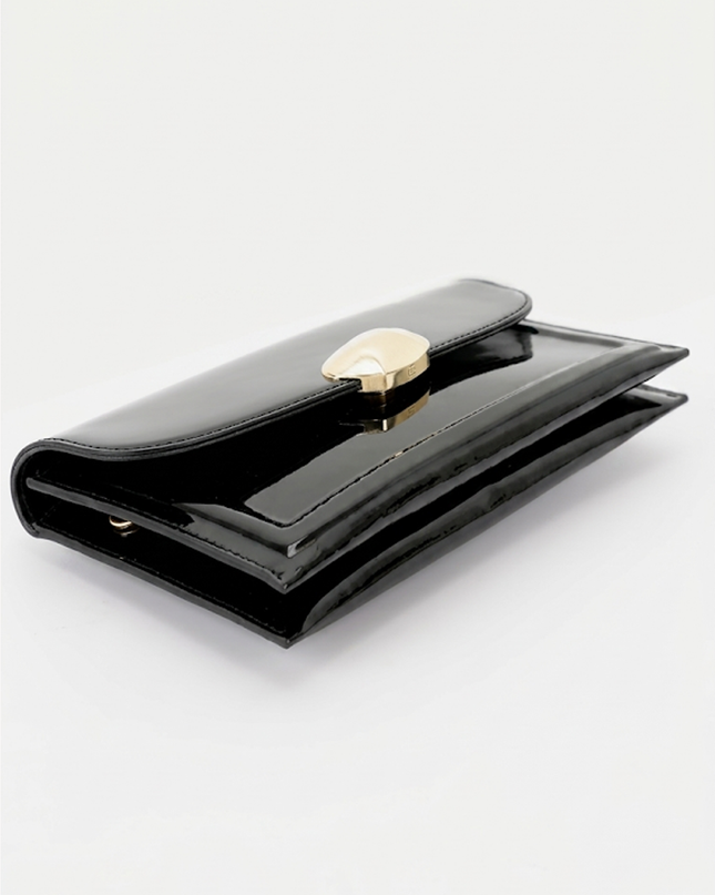Black Noir Luxe Clutch Bag