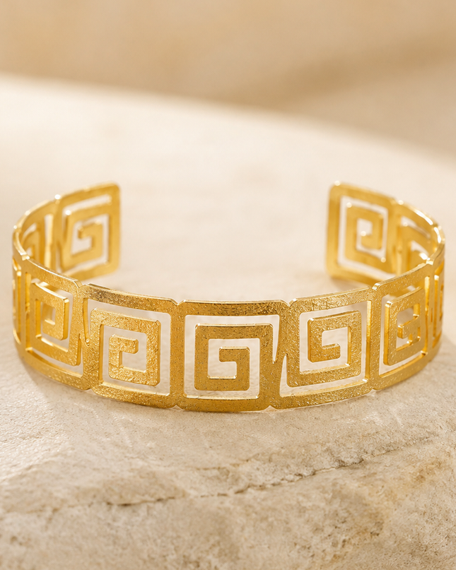 Gold Arm Cuff Bracelet