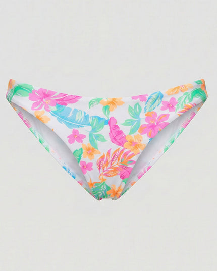 White Multi Tropical Bikini Set