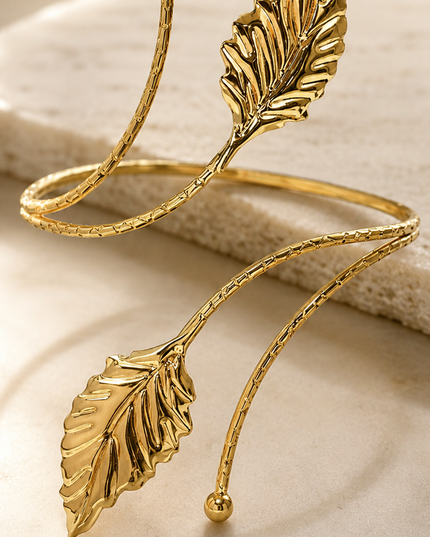 Gold Wrap Arm Cuff Bracelet