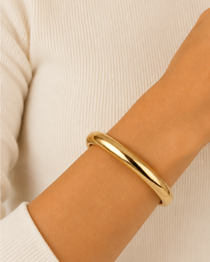 Gold Classic Bangle Bracelet